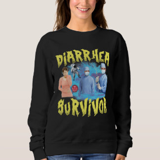 Sudadera Sobreviviente De Diarrea Meme Rara Ofensiva Inhing