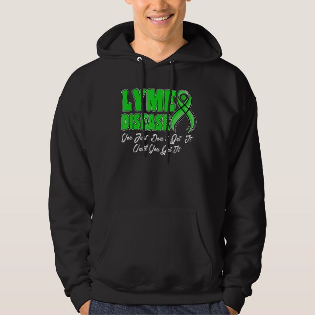 Sudadera Sobreviviente de enfermedad de Lyme Infección Conc (Anverso)