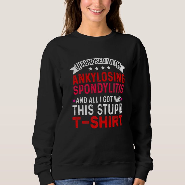 Sudadera Sobreviviente de Espondilitis Anquilosante Guerrer (Anverso)