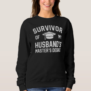 Sudadera Sobreviviente De La Graduación De Maestría De Mis 