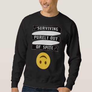 Sudadera Sobrevivir Solamente De La Aparición Espia