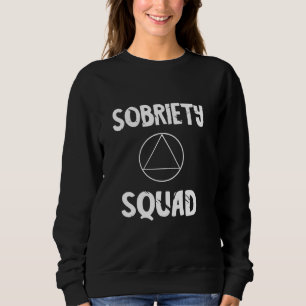 Sudadera Sobriety Squad Sober Team Aa Crew Recover Abstinen