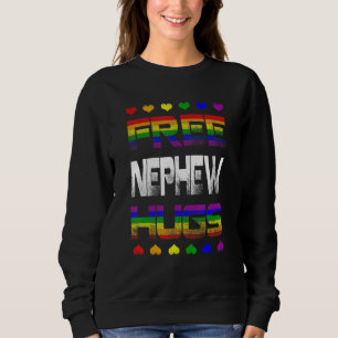 Sudadera Sobrino libre abraza al abuelo libre abraza al gay