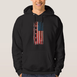 Sudadera Sobrio aniversario Sober Bandera Estadounidense Aa