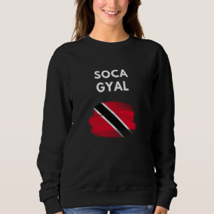 Sudadera Soca Gyal Bandera de Trinidad y Tobago Orgullo Tri