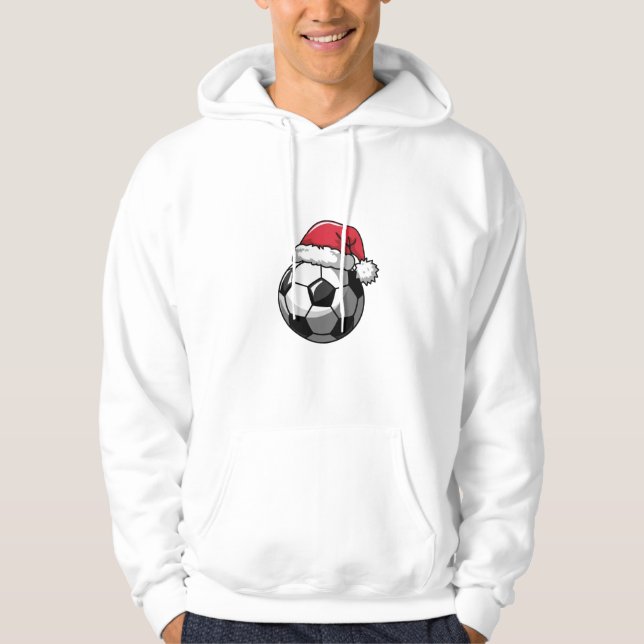 Sudadera Soccer Ball with Santa Hat (Anverso)
