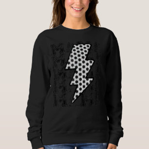 Sudadera Soccer Mama Lightning Bolt Vintage Mom Life Mother
