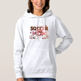 Sudadera Soccer Mom Hoodie – Faux Yarn Cozy Pullover Gift