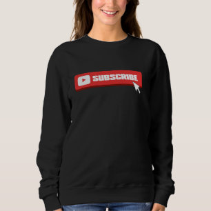 Sudadera Social Media Like Share Comment Suscríbete a Vlogg