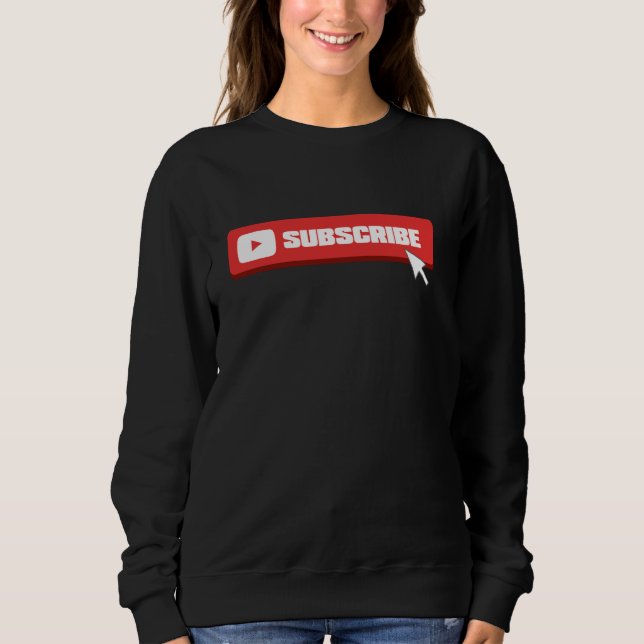 Sudadera Social Media Like Share Comment Suscríbete a Vlogg (Anverso)