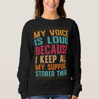 Sudadera Social Worker My voice is loud social work