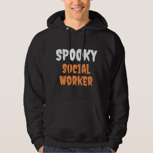Sudadera SocialWorker Spooky Lazy Halloween