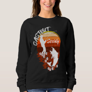 Sudadera Sociedad de Castout Gráfica de Pesca Gran Boca Boc