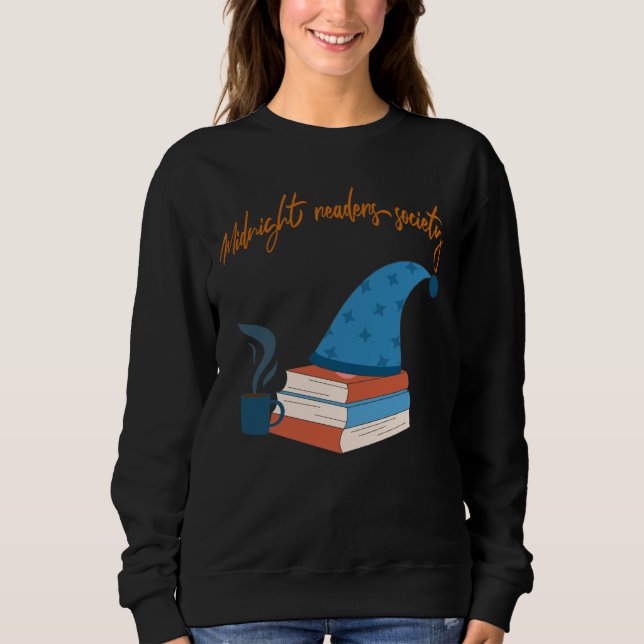 Sudadera Sociedad de lectores de medianoche Diseño acogedor (Anverso)