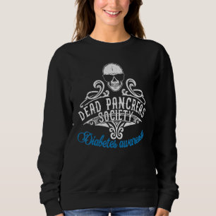 Sudadera Sociedad de Páncreas Muerto Diabetes Sensibilizaci