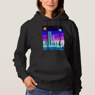 Sudadera Sociedad Futurista Vaporwave Planeta Dos Lunas Cie