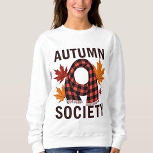 Sudadera Sociedad Otoño - Relleno de carta personalizada