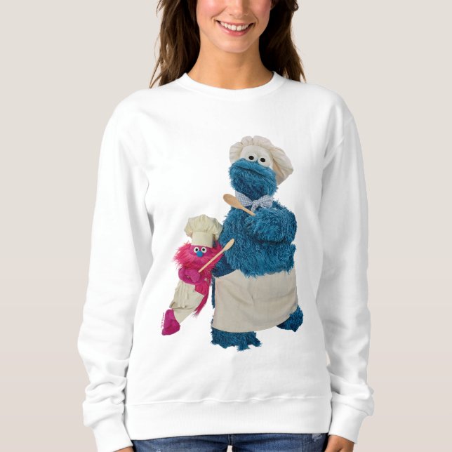 Sudadera Socios de la comida rápida de Cookie Monster (Anverso)
