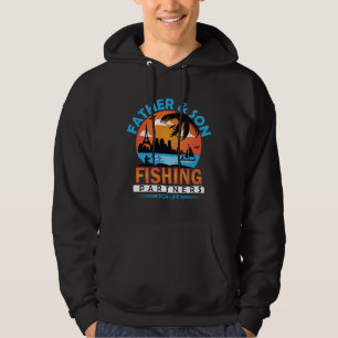Sudadera Socios de pesca de padre e hijo para la vida