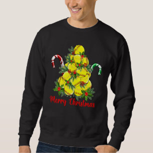 Sudadera Sofball Merry Christmas Tree Lights Balls Xmas Ou