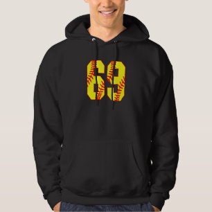 Sudadera Softball 69 Fast Pitch Love Softball Mamá Favorito