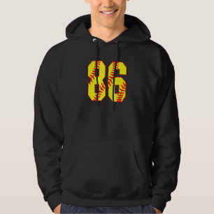 Sudadera Softball 86 Fast Pitch Love Softball Mamá Favorito