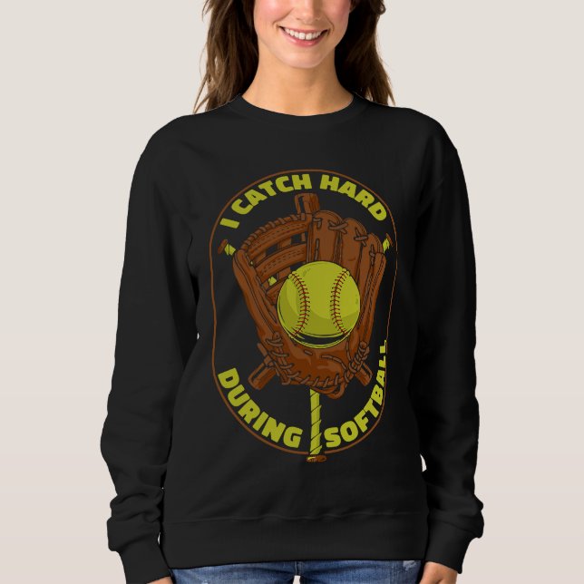 Sudadera Softball Catcher Pitcher Batter  Softball (Anverso)