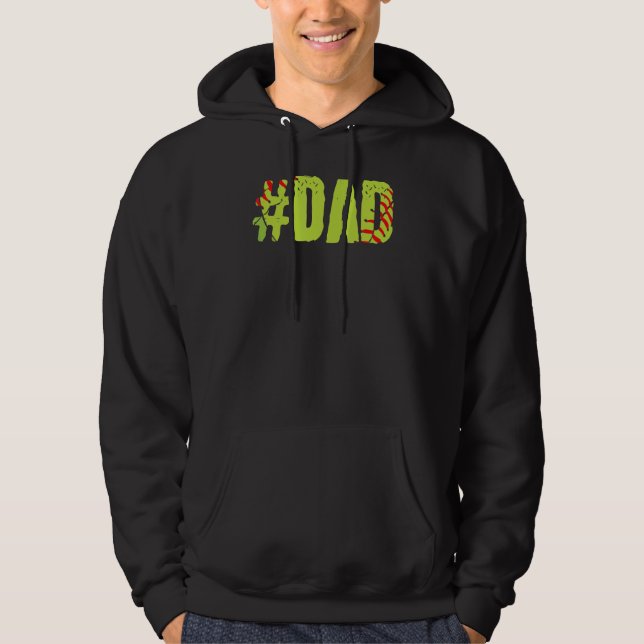 Sudadera Softball Dad Amo Padre Legendario Softball Pl (Anverso)