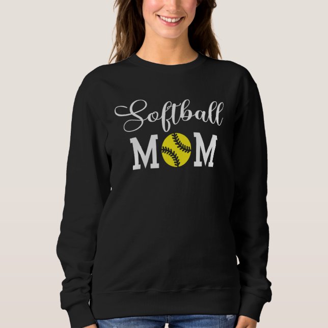 Sudadera Softball Mom (Anverso)