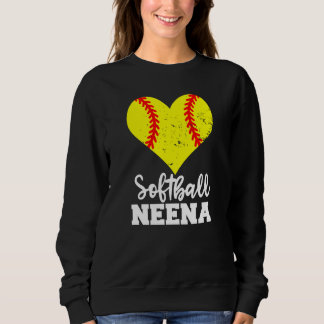 Sudadera Softball Neena Softball Heart Grandma Neena