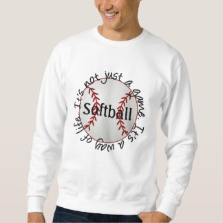 Sudadera Softball-su no apenas un juego