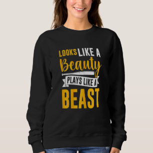 Sudadera Softbol Femenino Parece Una Belleza Juega Como Un