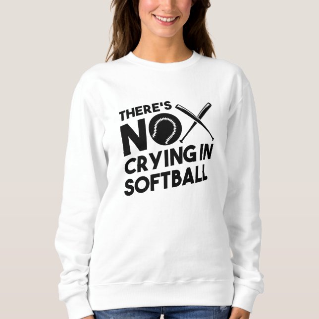 Sudadera Softbol Raqueta de softbol (Anverso)