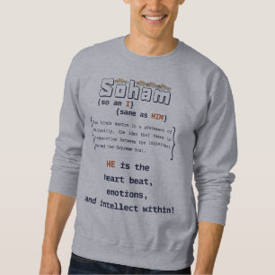 Sudadera "Soham"- En esencia lo mismo que ÉL. Diseño(M)