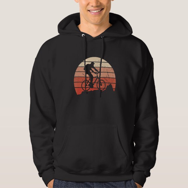 Sudadera Sol de bicicleta retro vintage (Anverso)