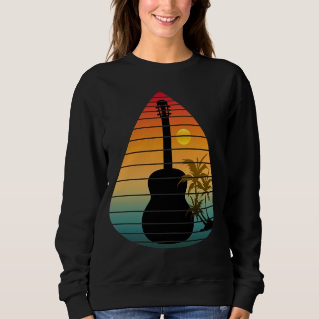SUDADERA SOL DE PÚA DE GUITARRA DE TRENDY (Anverso)