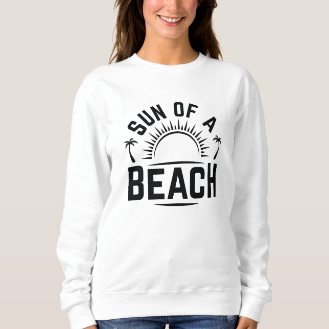 Sudadera Sol De Una Playa (Anverso)