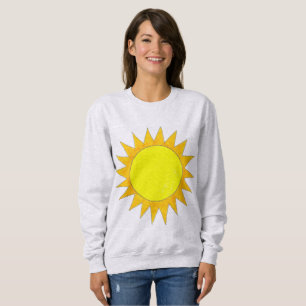 Sudadera Sol de verano amarillo Sunny Sunshine hunde los ra