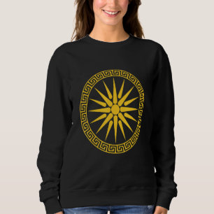 Sudadera Sol de Vergina Estrella Macedónica Argead Antigua