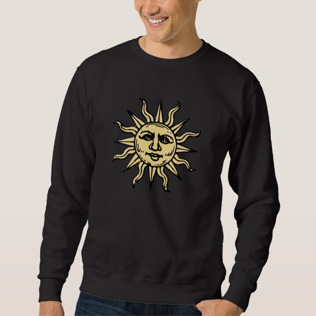 SUDADERA SOL DEL GRABAR EN MADERA (Anverso)