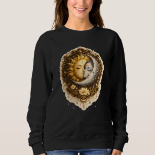Sudadera Sol y Luna Espiritual Luz Celestial Sagrada
