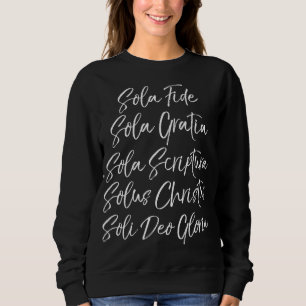 Sudadera Sola Fide Gratia Scriptura Solus Christus Soli Deo