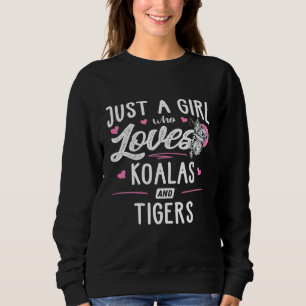 Sudadera Solamente Una Chica Que Ama A Las Mujeres Koalas Y