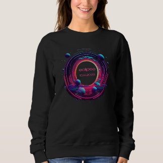 Sudadera Solar Annular Eclipse 2023 Totality Eclipse Vaporw