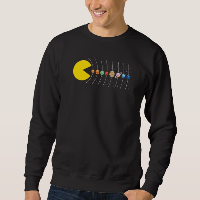 Sudadera Solar System Astronauts Space Video Games (Anverso)