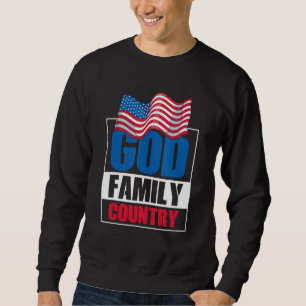 Sudadera Soldado de la familia de Dios Patriota La Memoria