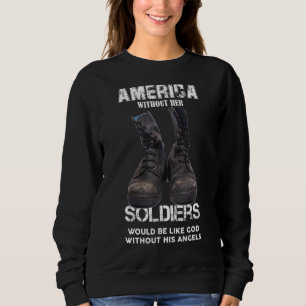 Sudadera Soldado retirado, veterano Estados Unidos, sin ell