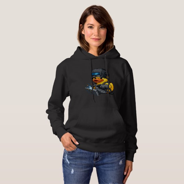 Sudadera Soldador de Pato de Goma (Anverso completo)