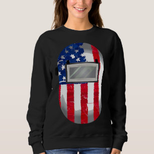 Sudadera Soldador estadounidense Bandera Soldadura Gift J4t