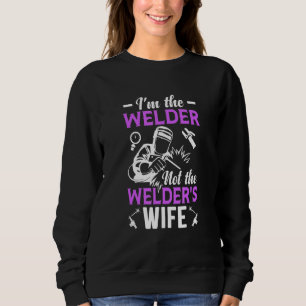 Sudadera Soldador  Sé que sueldo como una chica, trata de s